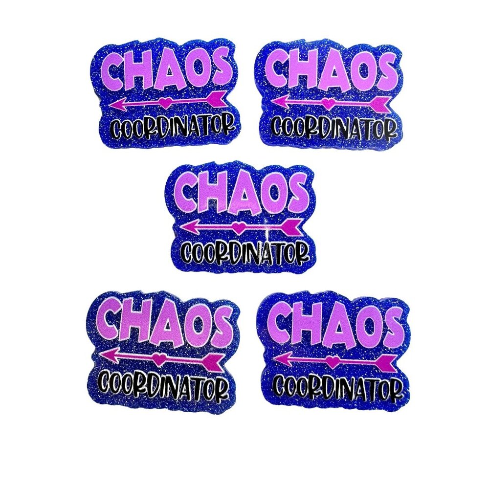 10 pc Acrylic Flat Back Charm For Badge Reels, Earrings Jewelry Charms DIY Craft